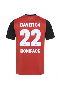 Fotbalové Dres Bayer Leverkusen Victor Boniface #22 Domácí Oblečení 2024-25 Krátký Rukáv